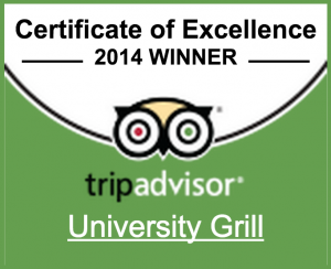 Trip Advisor 2014 Excellence Award